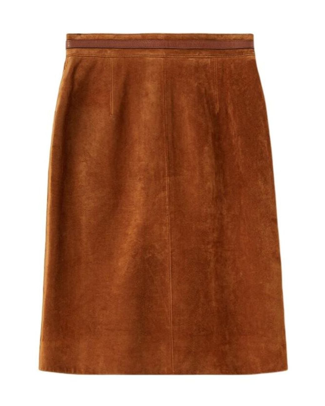 Loro Piana Brown Gala Skirt