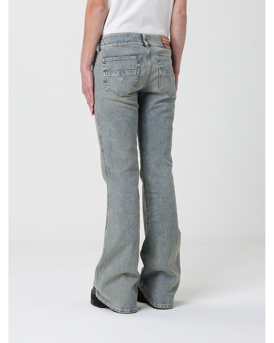 DIESEL Gray D-Hush 09N50 Bootcut Jeans