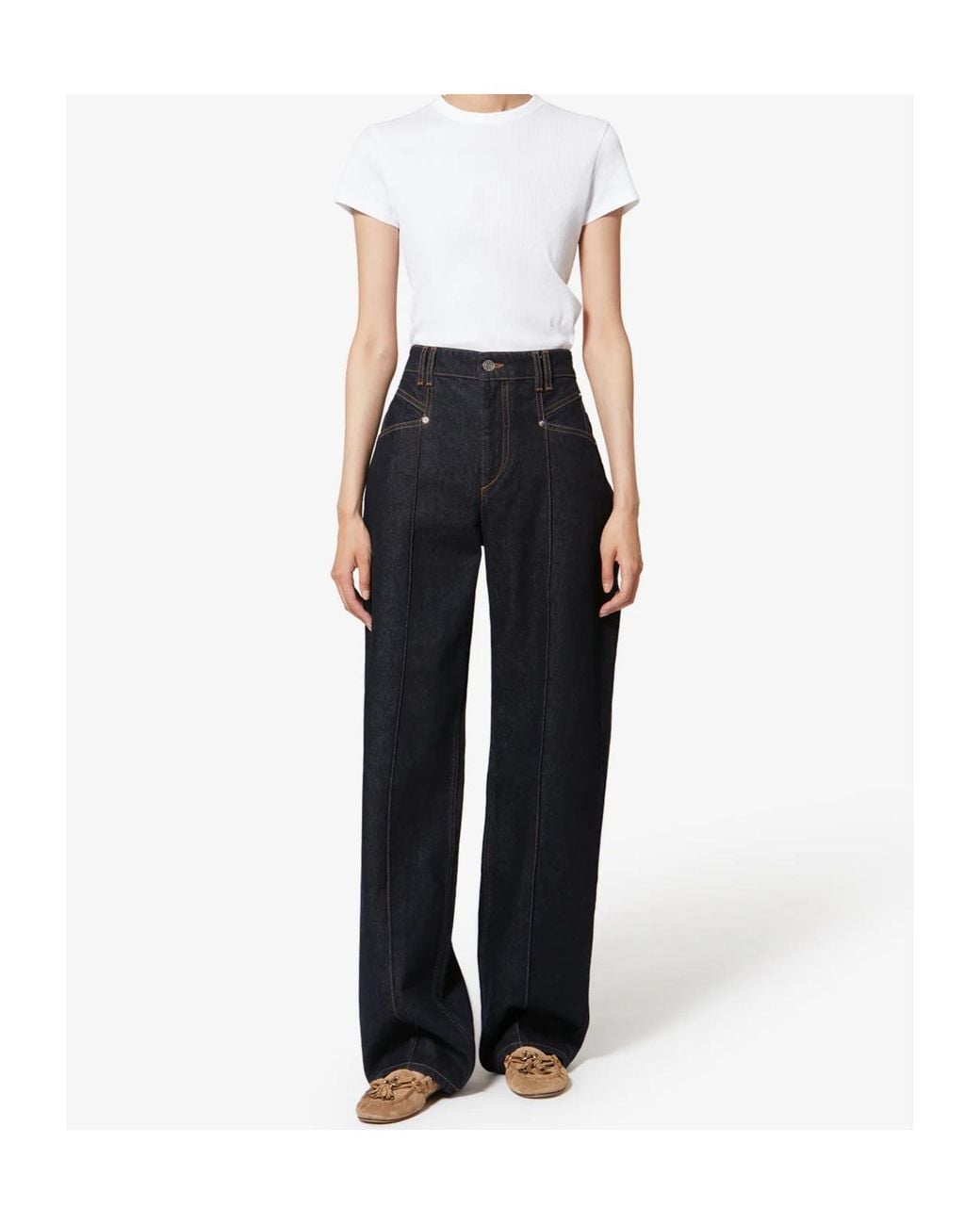 Isabel Marant Blue Drolane Pants