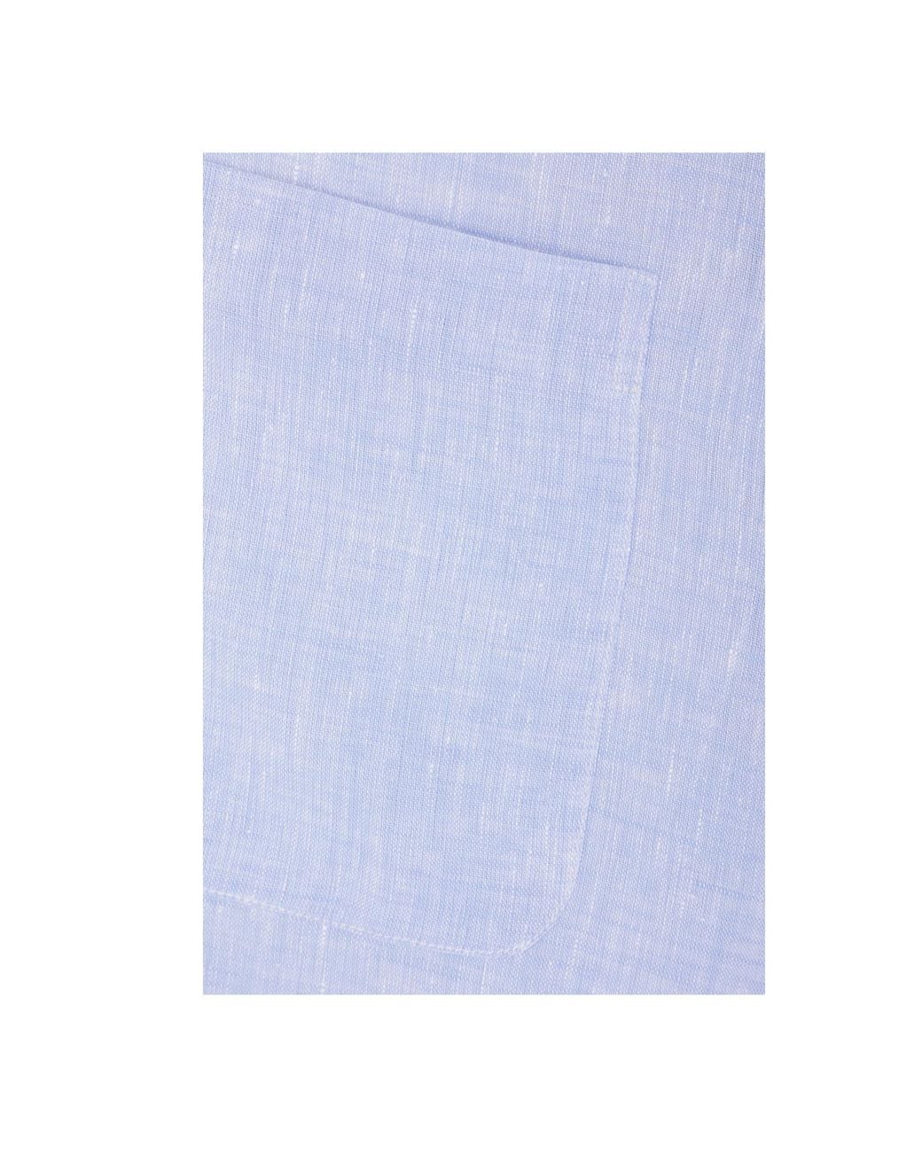Loro Piana Blue Long Sleeved Buttoned Shirt for men