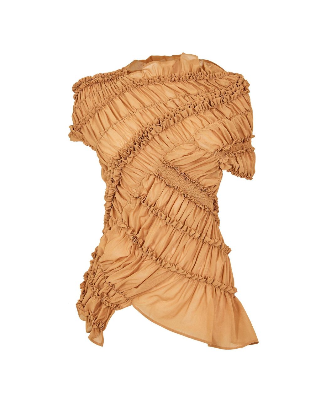 Magda Butrym Brown Short-Sleeve