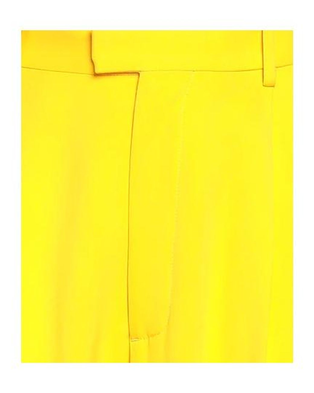 Marni Yellow High Waist Slim Fit Suit Pants