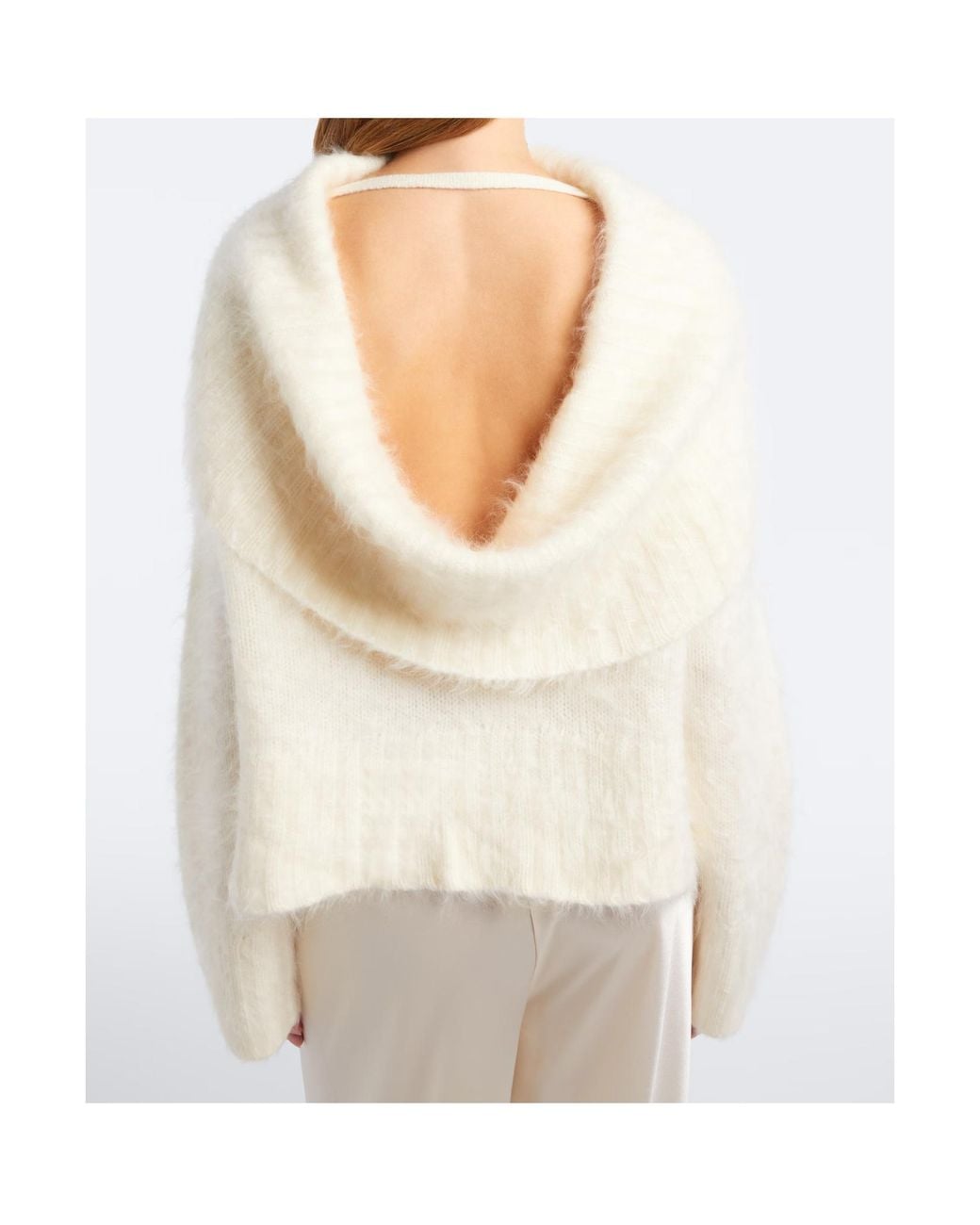 Joseph Natural Cashmere Sweater With A Shawl-Style Collar