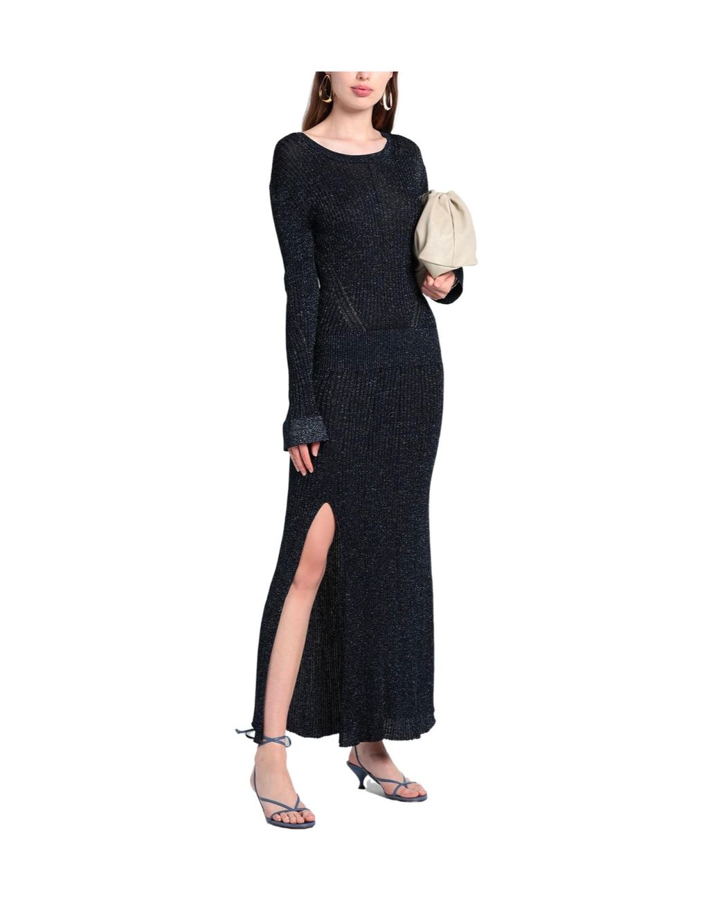 Chloé Blue Slim-Fit Knit Dress