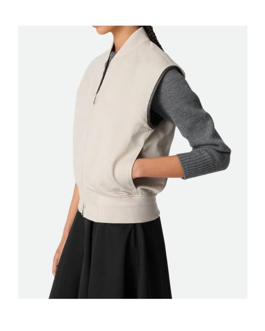 Bottega Veneta Black Twill Gilet