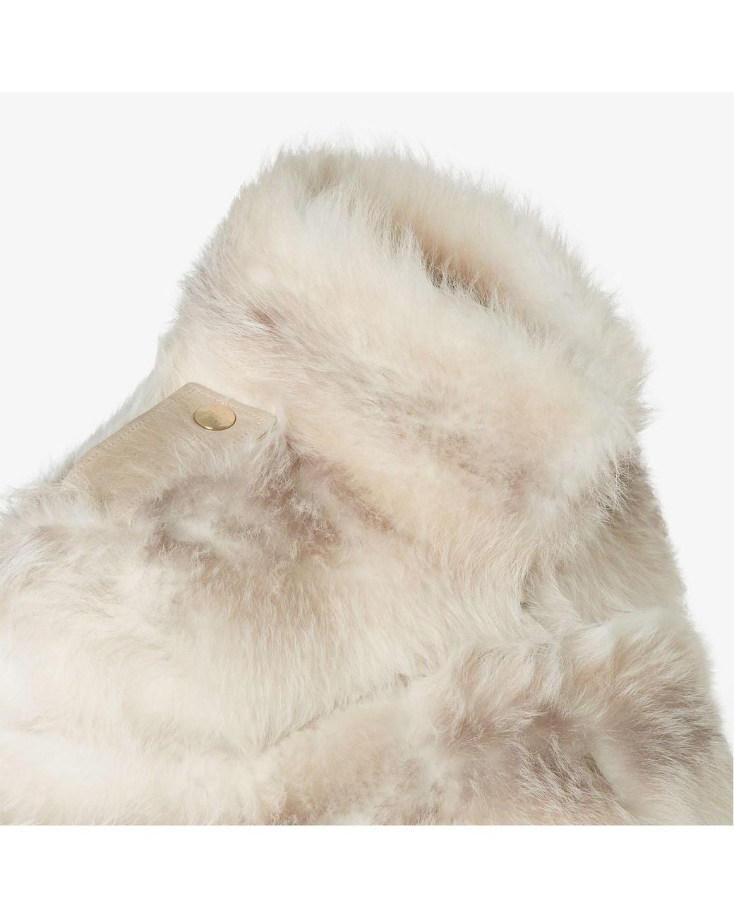 Fendi Natural Dorsato Shearling Jacket