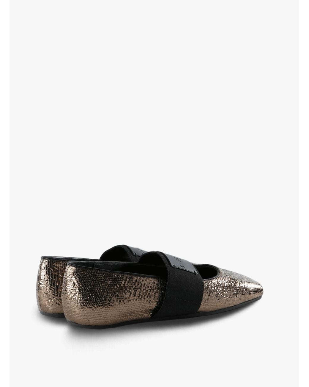 Givenchy Black Square-Toed Ballet Shoes