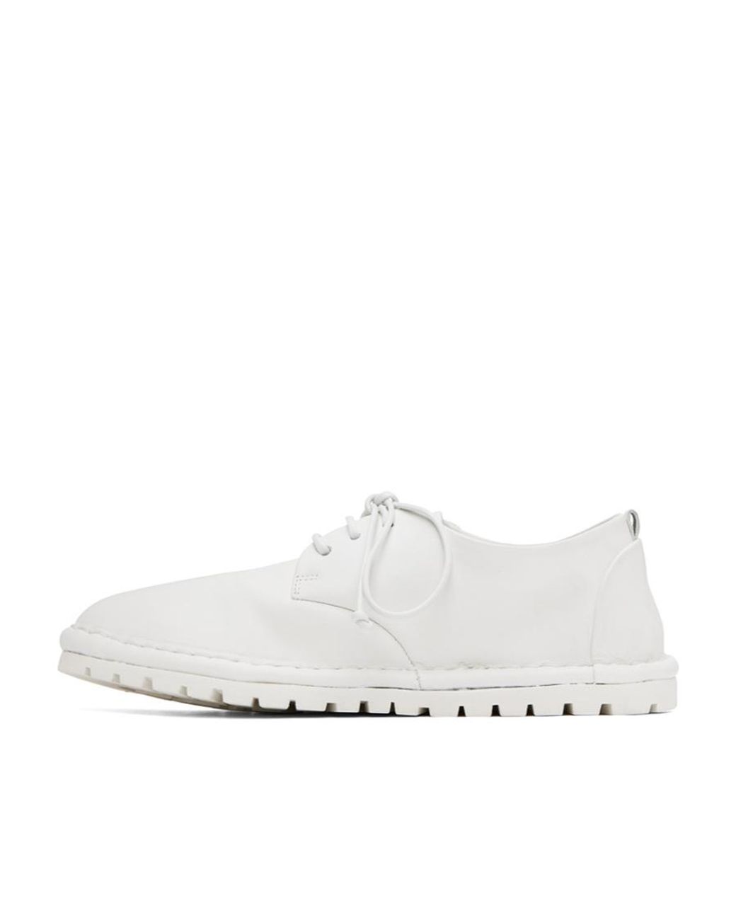 Marsèll White Marsèll Sancrispa Lace-Up Derby Shoes