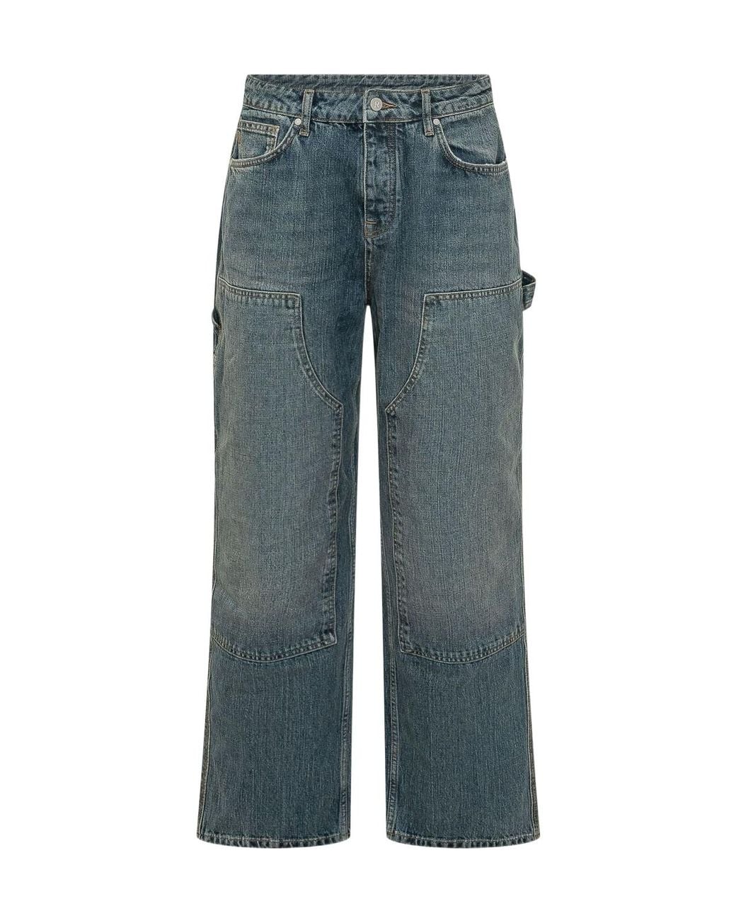 Represent Blue R2 Carpenter Wide-Leg Jeans for men