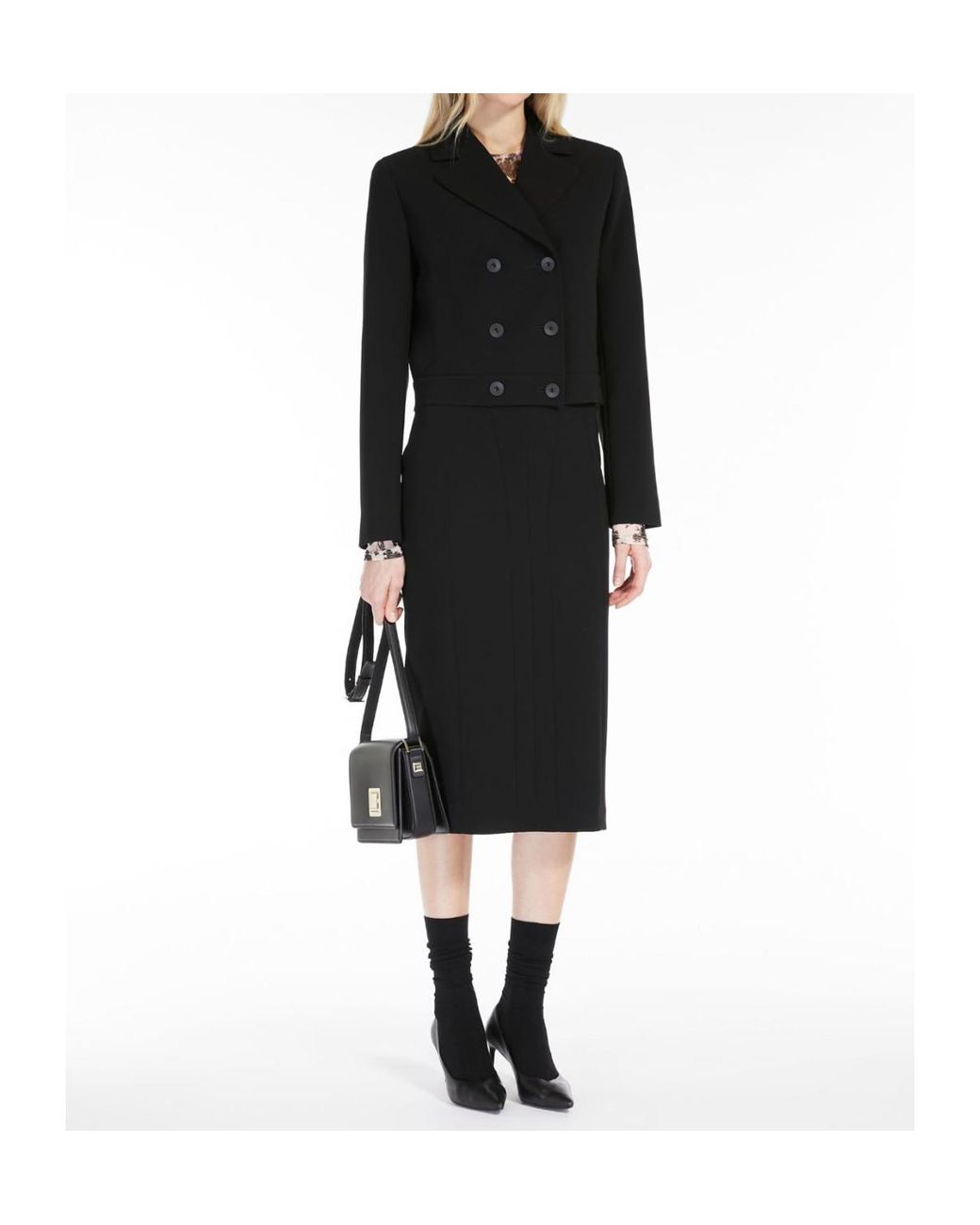 Max Mara Black Acciaio Blazer