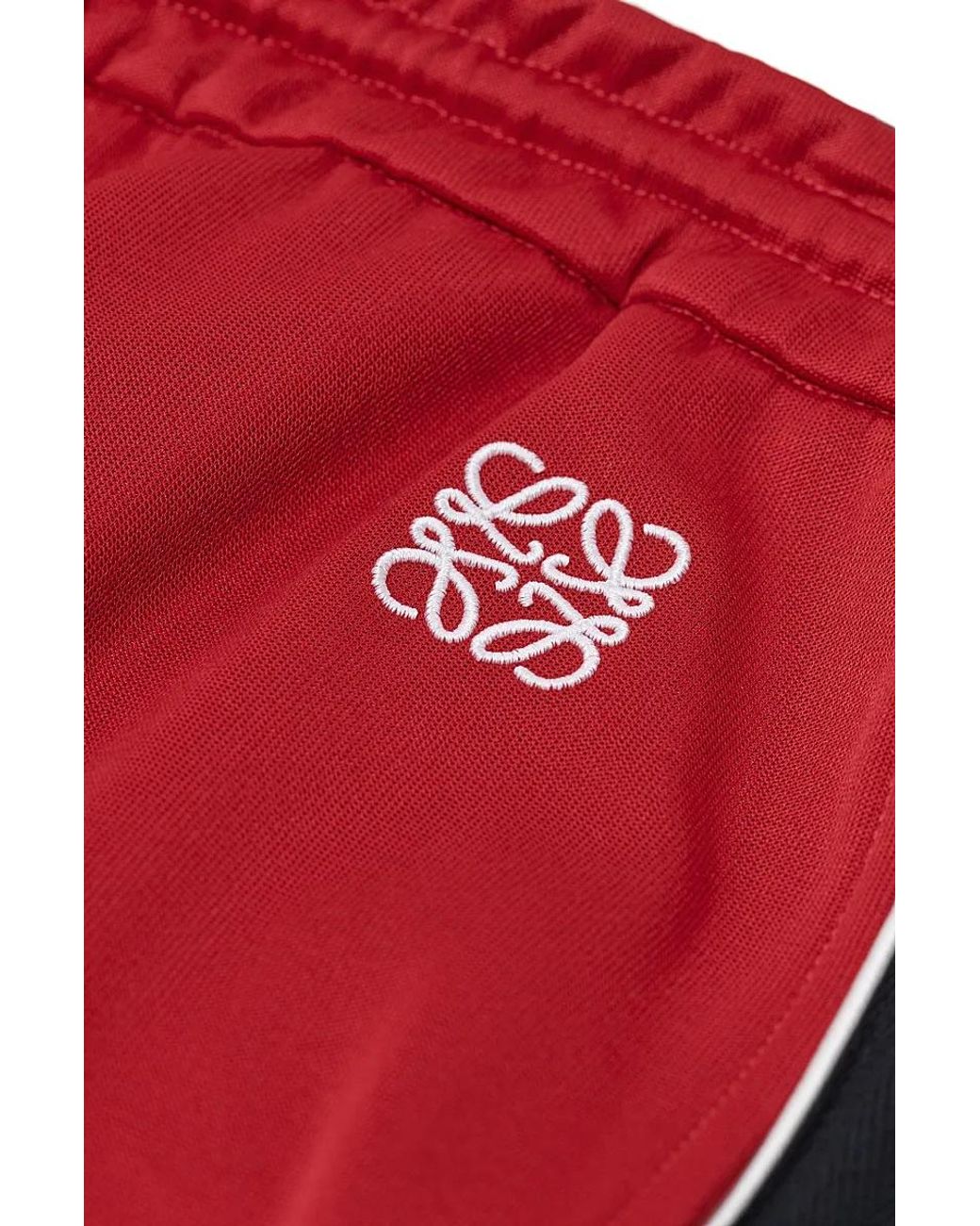 Loewe Red Technical Jersey Tracksuit Trousers for men