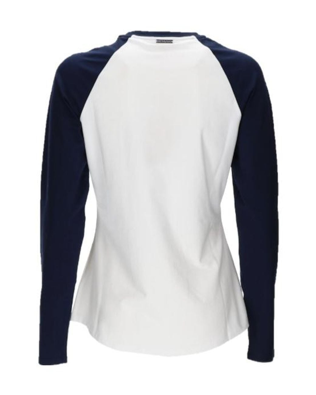 MICHAEL Michael Kors Blue Graphic Logo Baseball T-Shirt