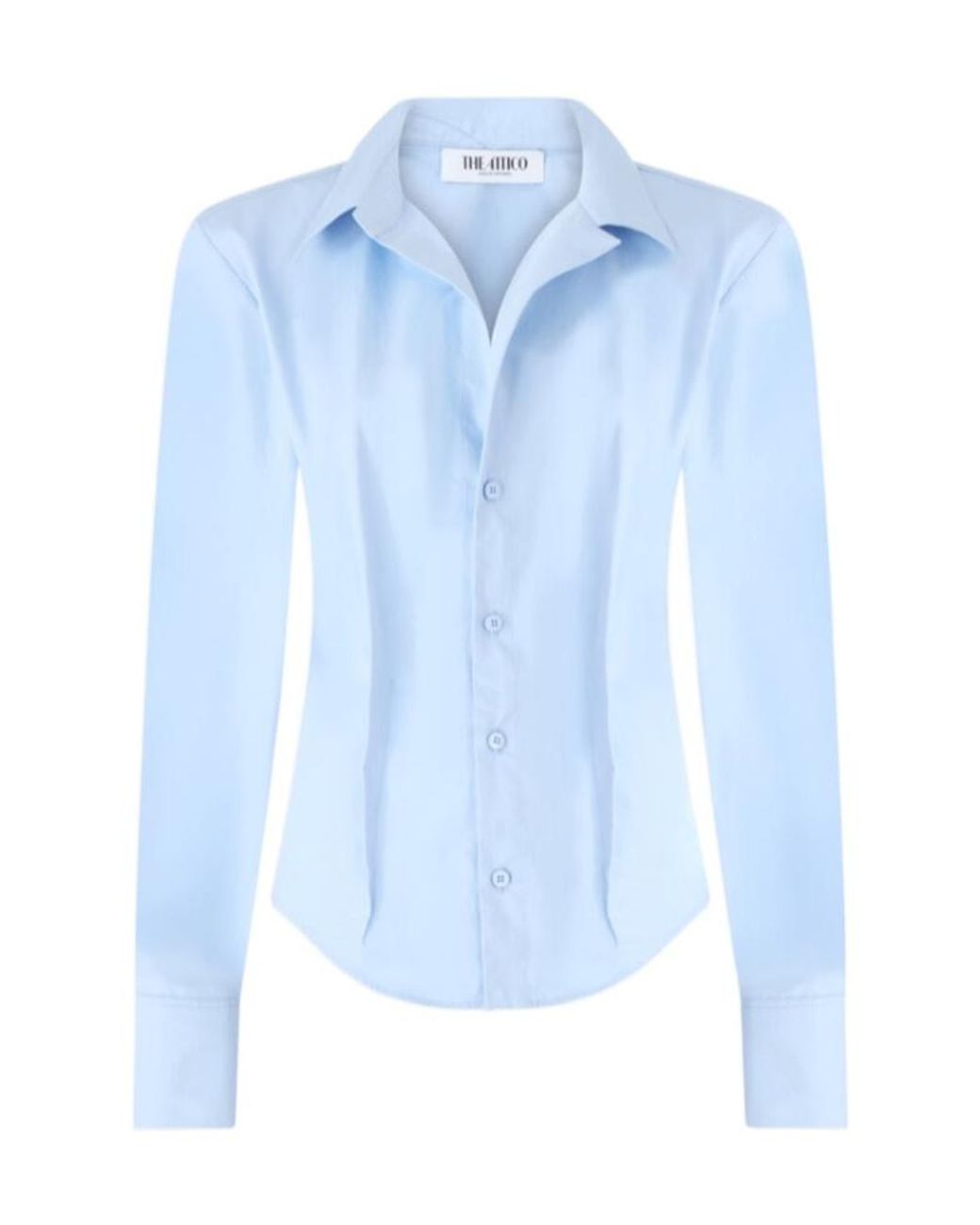 The Attico Blue The Fitted Button-Up Shirt