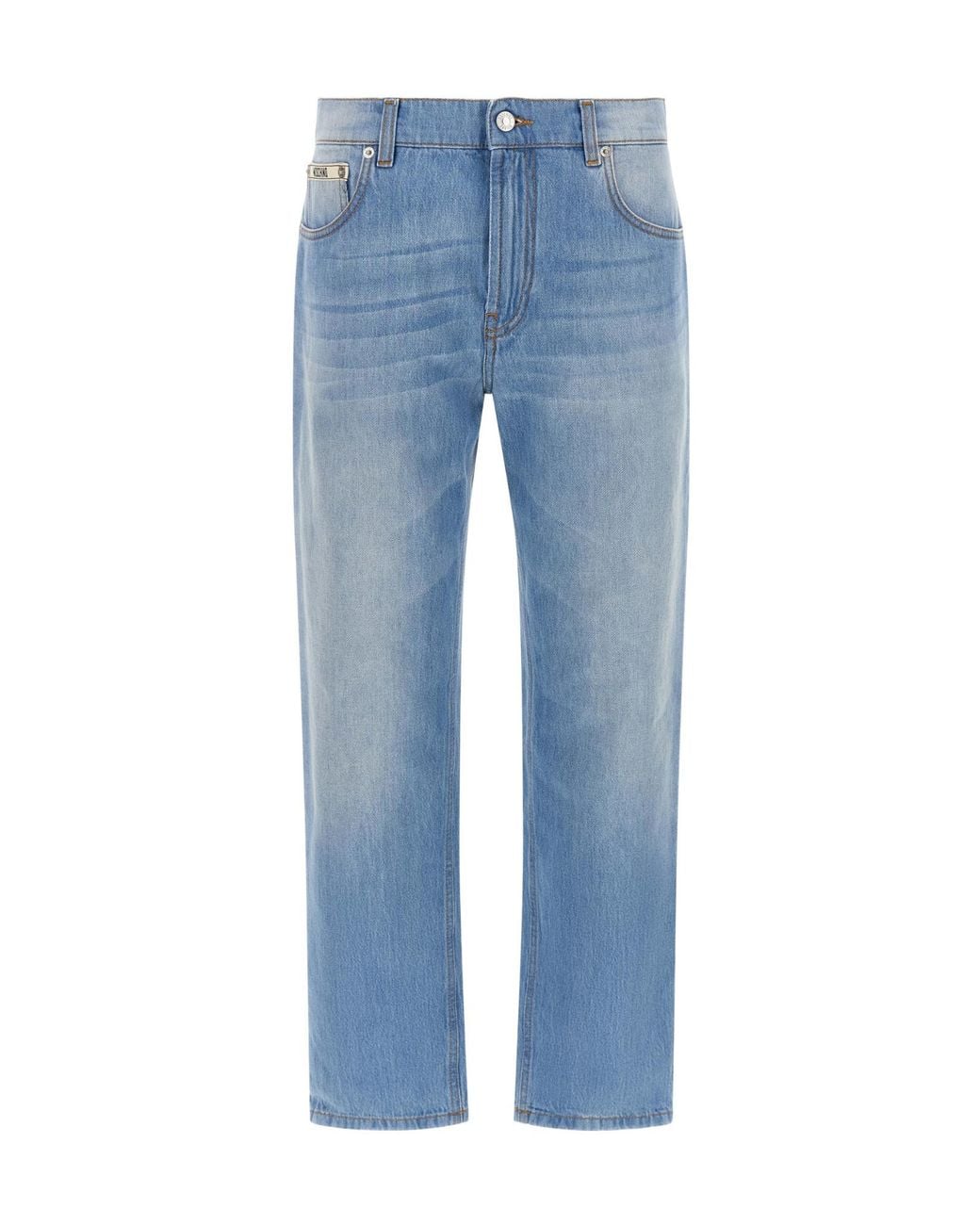 Moschino Blue Straight Leg Jeans