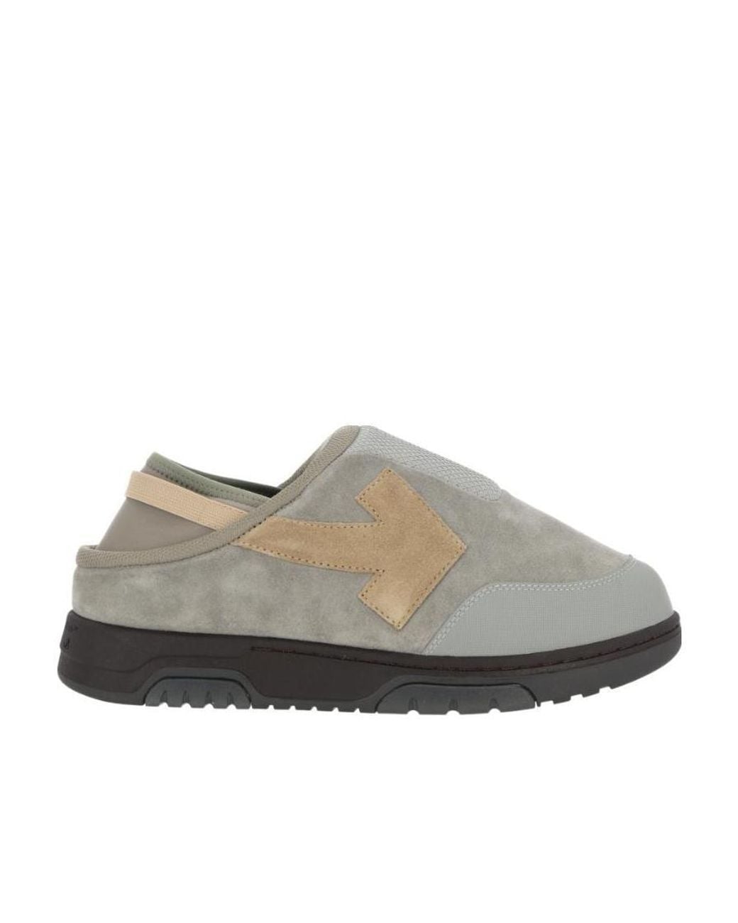 Off-White c/o Virgil Abloh Gray Out Of Office Slip-On Sneakers for men