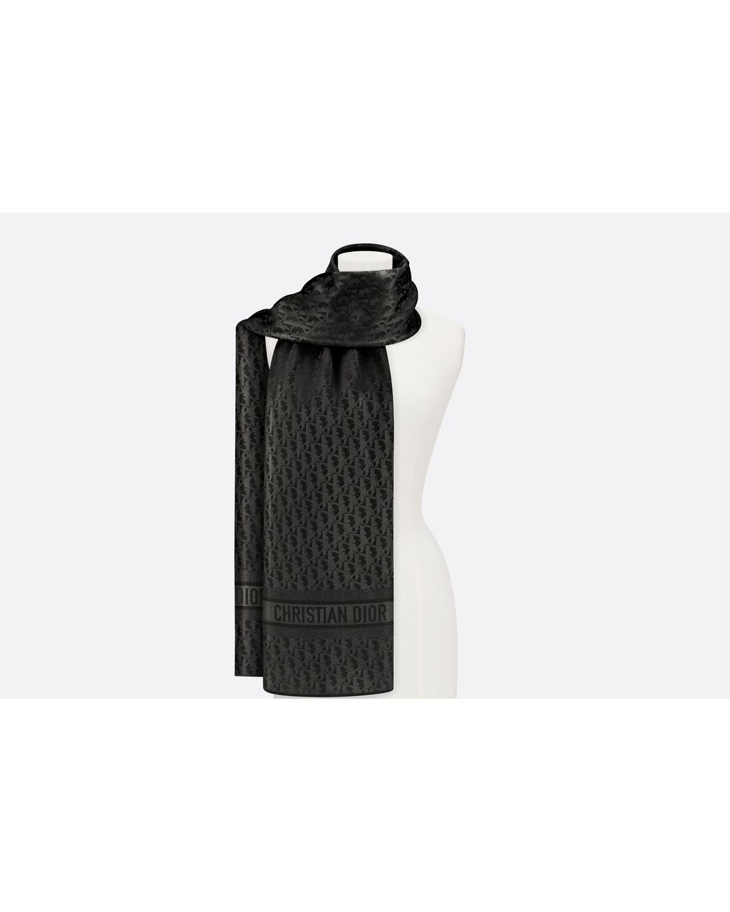 Dior Black Oblique Stole