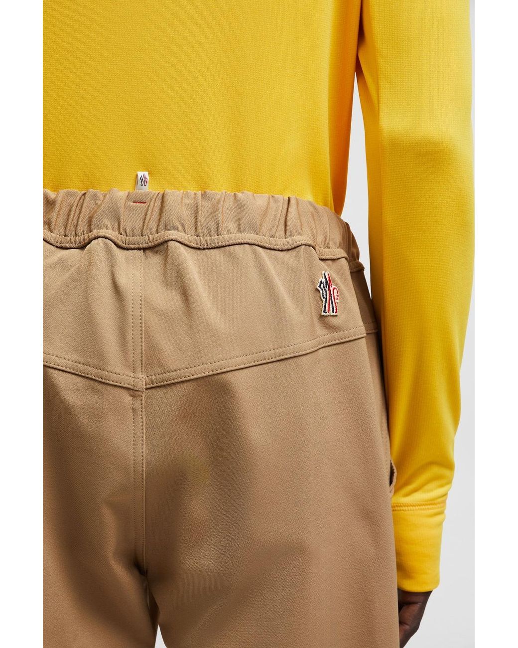 Moncler Natural Twill Trousers for men