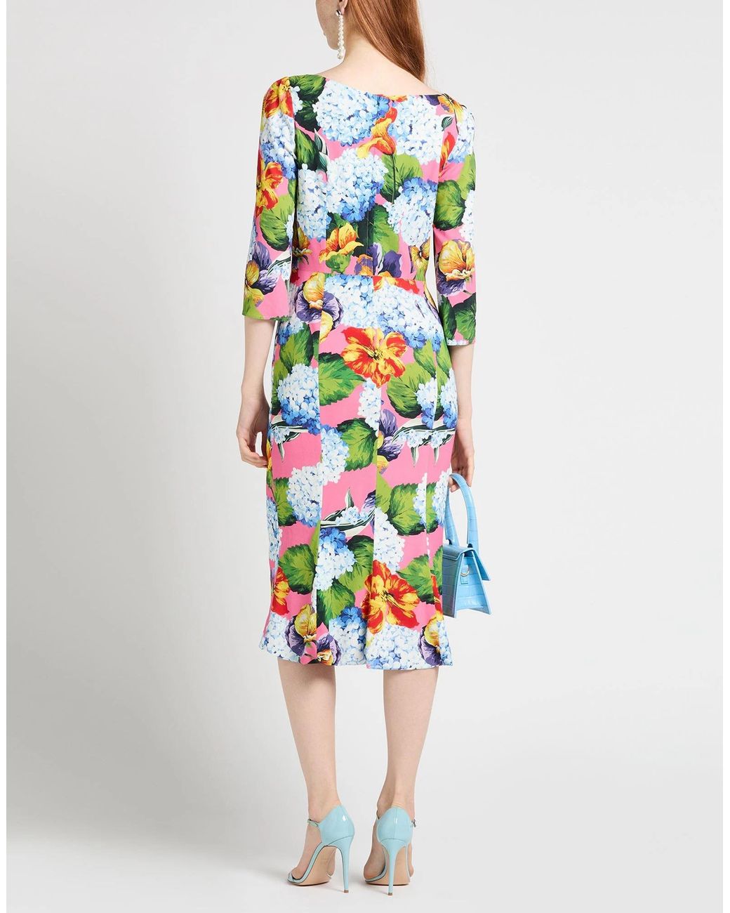 Dolce & Gabbana White Floral Dress