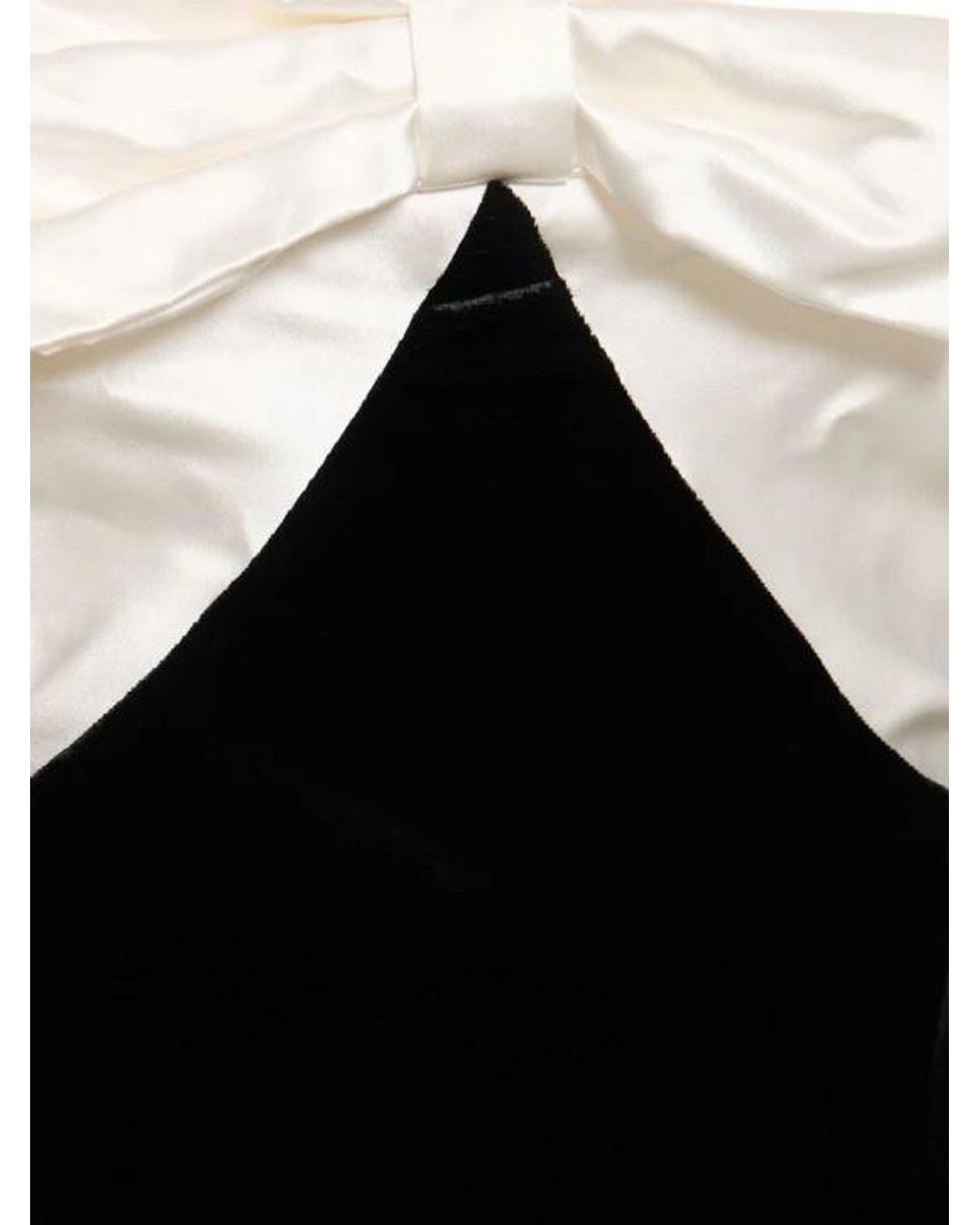 Alessandra Rich Black Strapless Mini Dress