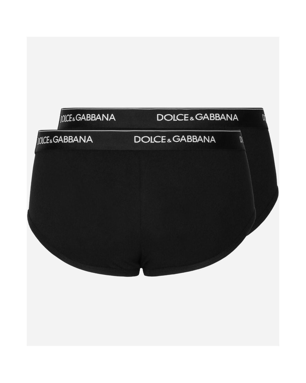 Dolce & Gabbana Black Logo Waist Boxers for men