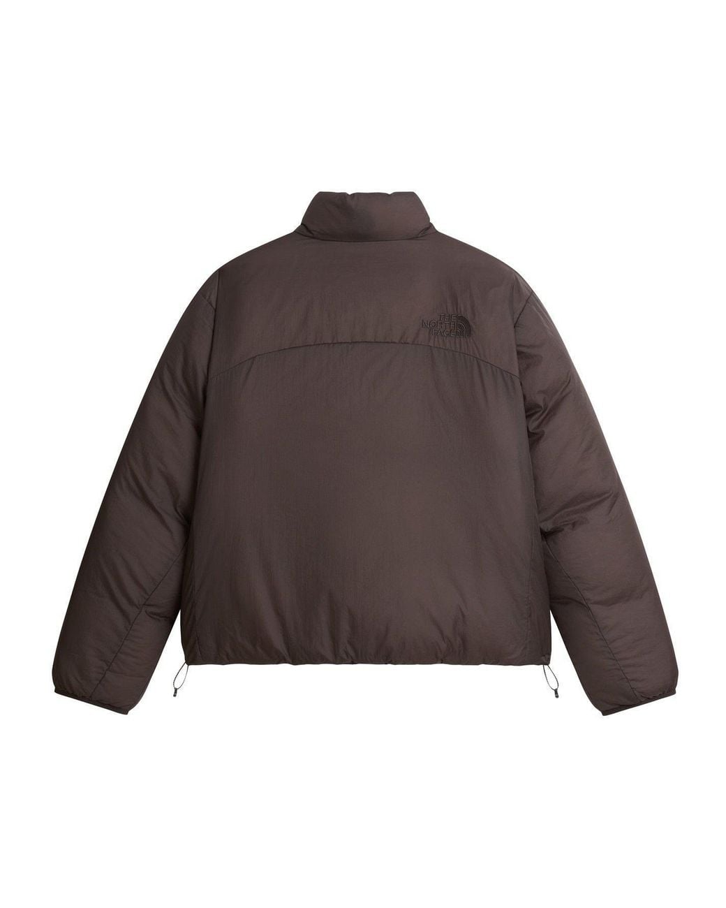The North Face Black Glossy Stand Collar Puffer Jacket for men