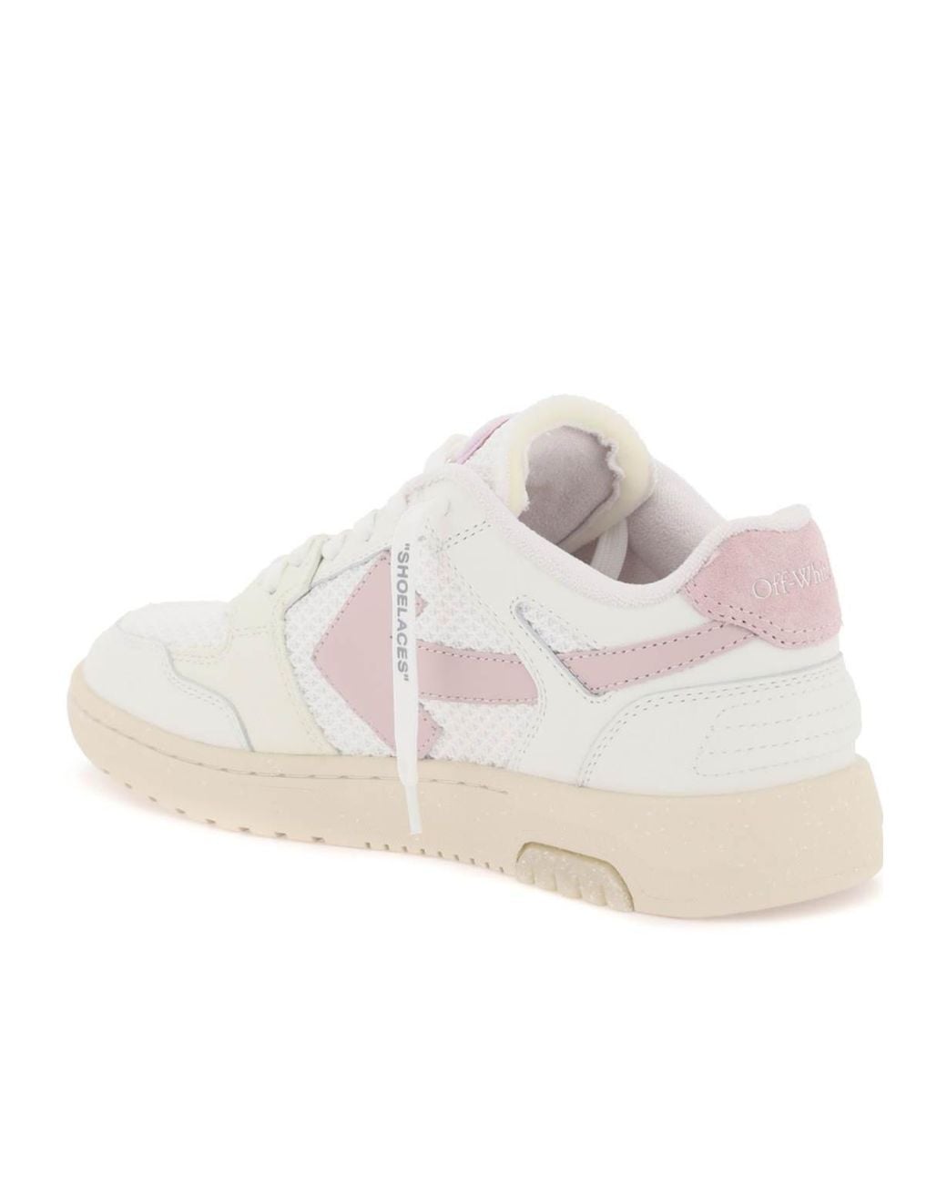 Off-White c/o Virgil Abloh White Slim Out Of Office Lace-Up Sneakers