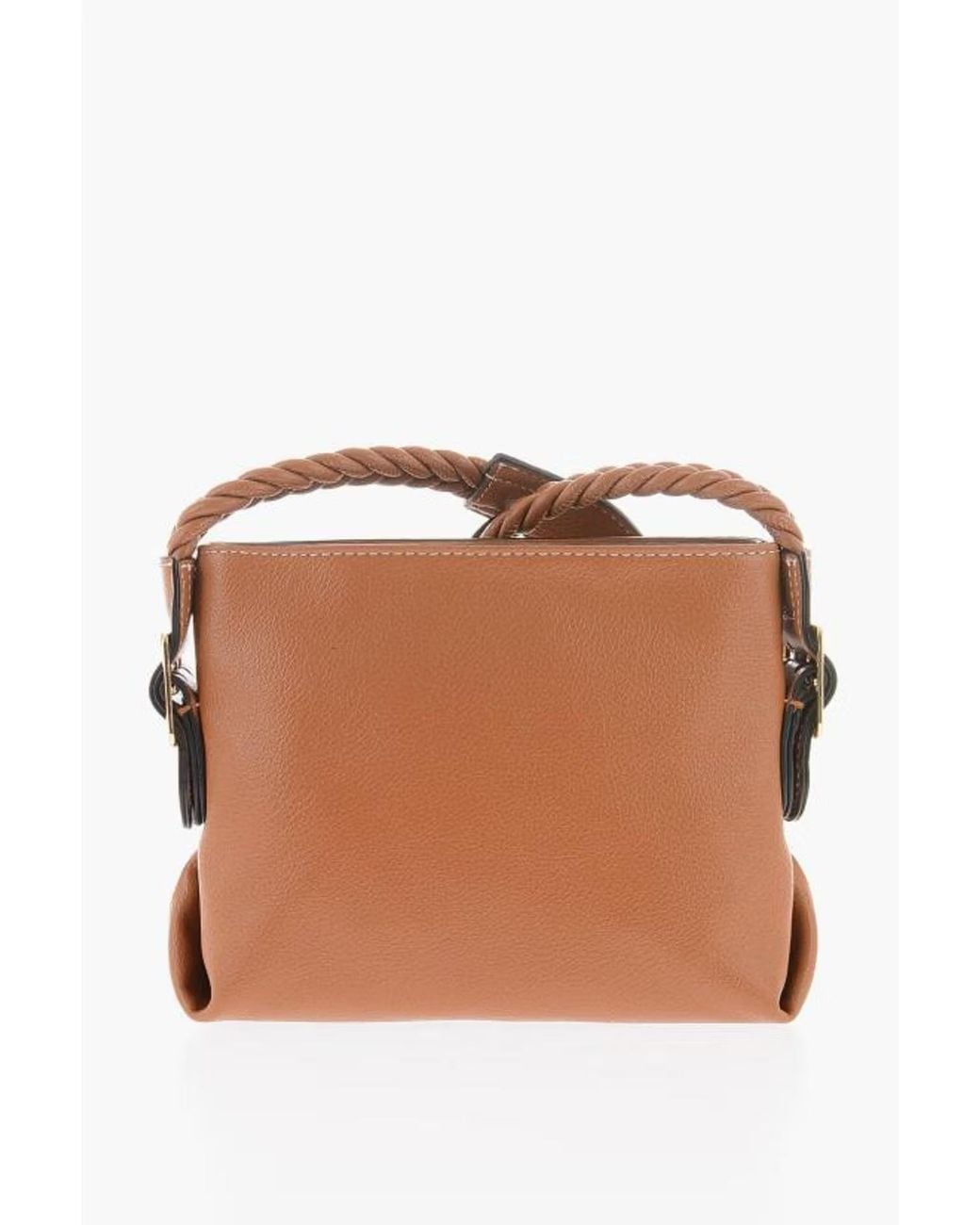 Moschino Brown Zippered Shoulder Bag