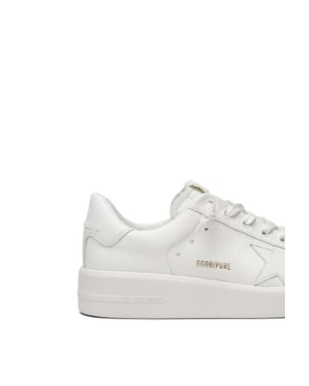 Golden Goose Deluxe Brand White Purestar Sneakers