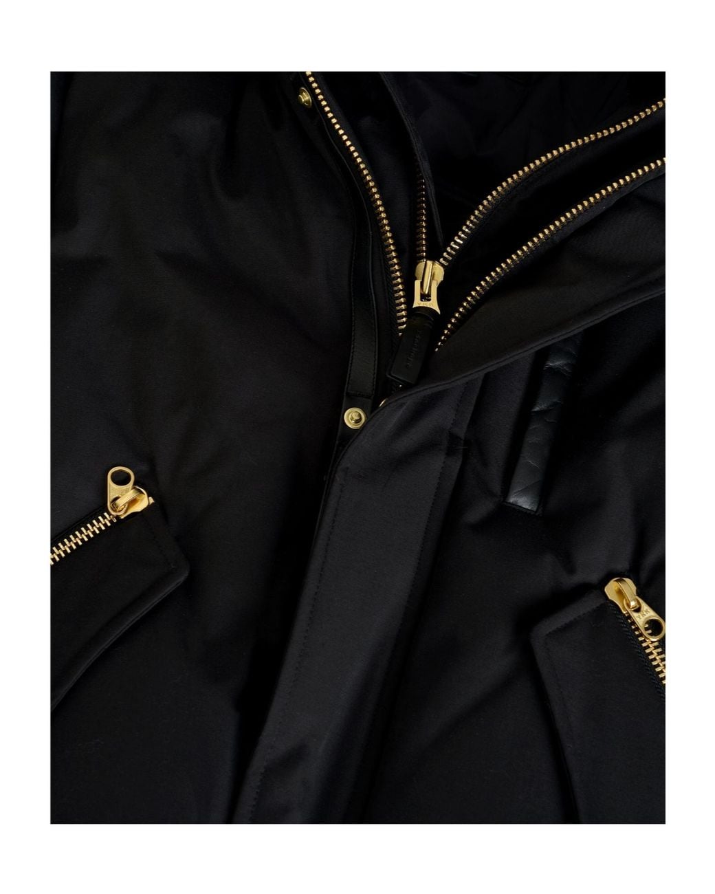 Mackage Black Long-Sleeved Cotton-Padded Jacket for men