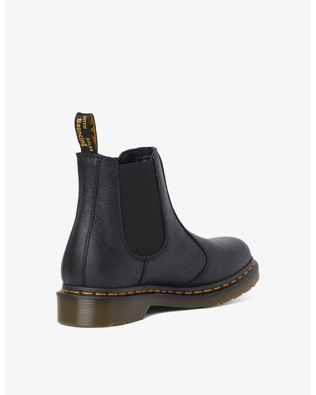 Dr. Martens Black 2976 Round-Toe Chelsea Boots