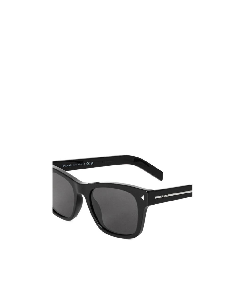 Prada Metallic Acetate Square Sunglasses for men
