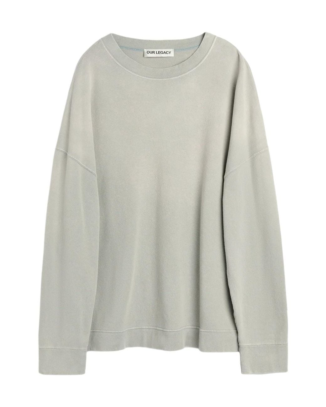 Our Legacy Gray Long-Sleeve Sweatshirt for men