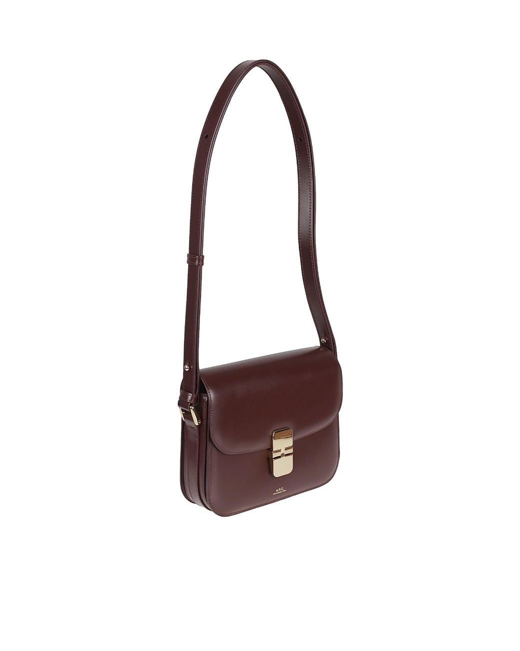 A.P.C. White Small Grace Shoulder Bag