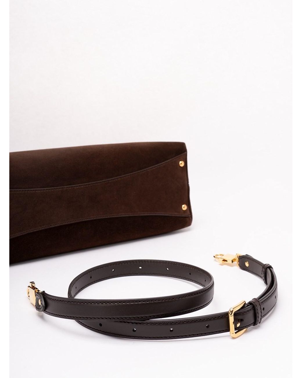 Dolce & Gabbana Brown Vittoria Logo Plate Crossbody Bag