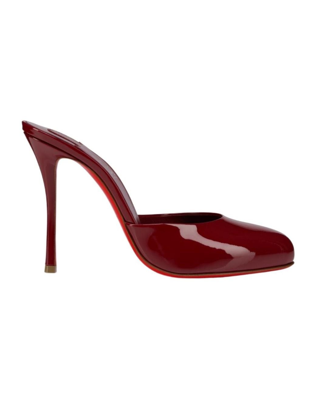 Christian Louboutin Red Dolly Mule