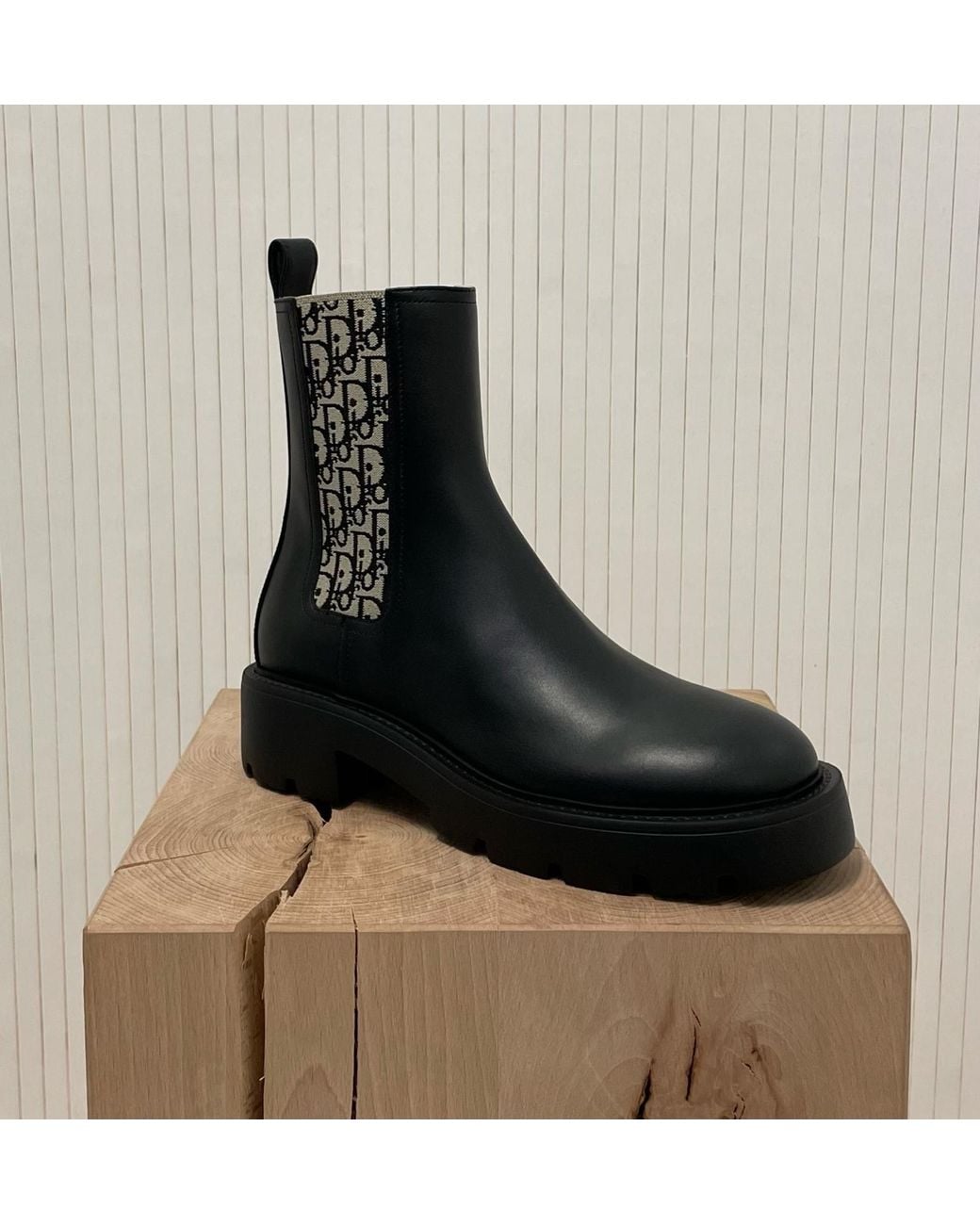 Dior Black Ride Chelsea Boot