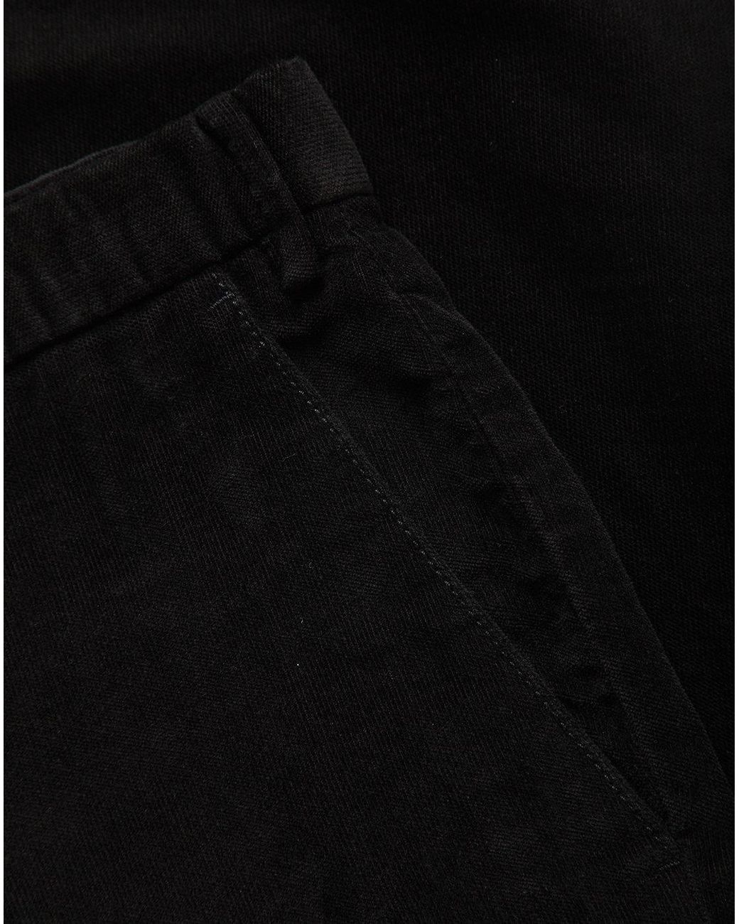 Armani Collezioni Black Straight Casual Pants for men
