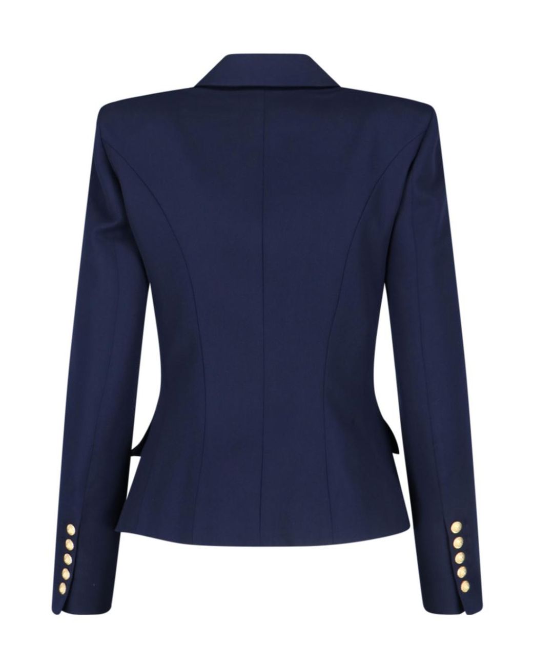 Balmain Blue Jackets Virgin Wool