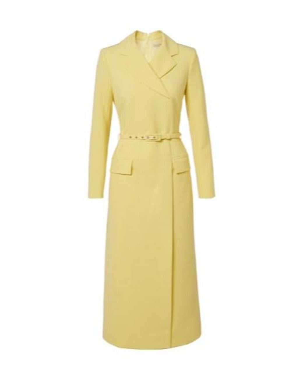 Emilia Wickstead Yellow Kalonice Crepe Midi Dress