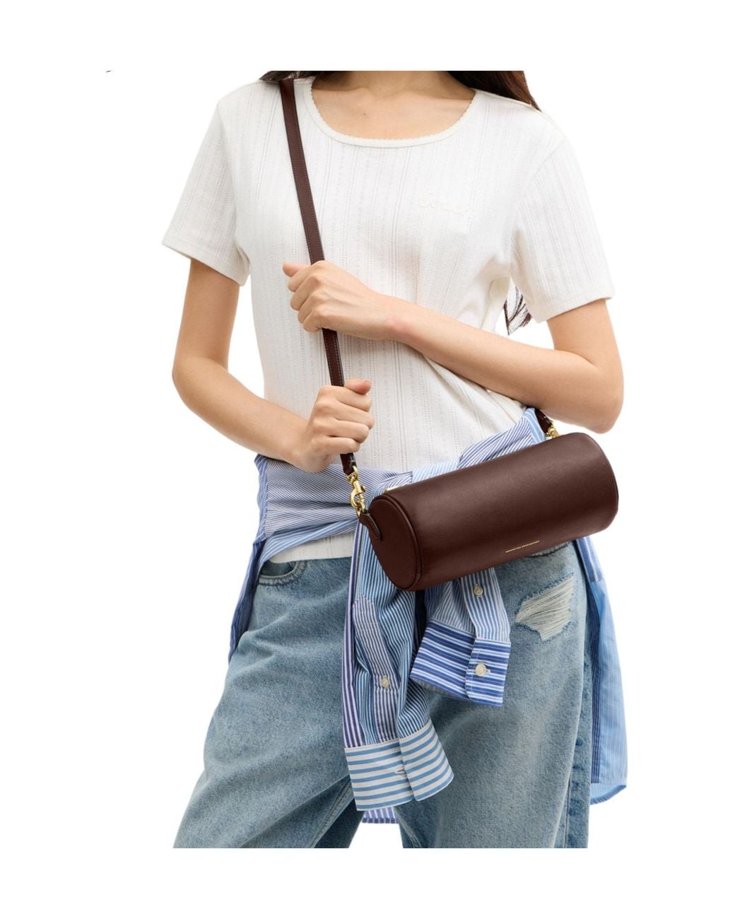 COACH Brown Barrel Bag
