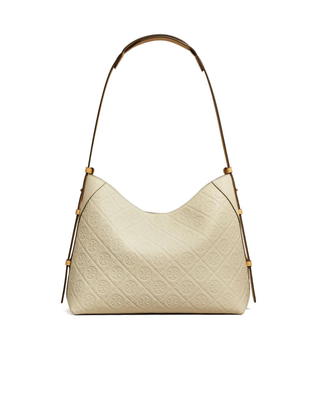 Tory Burch Natural T-Monogram Shoulder Bag