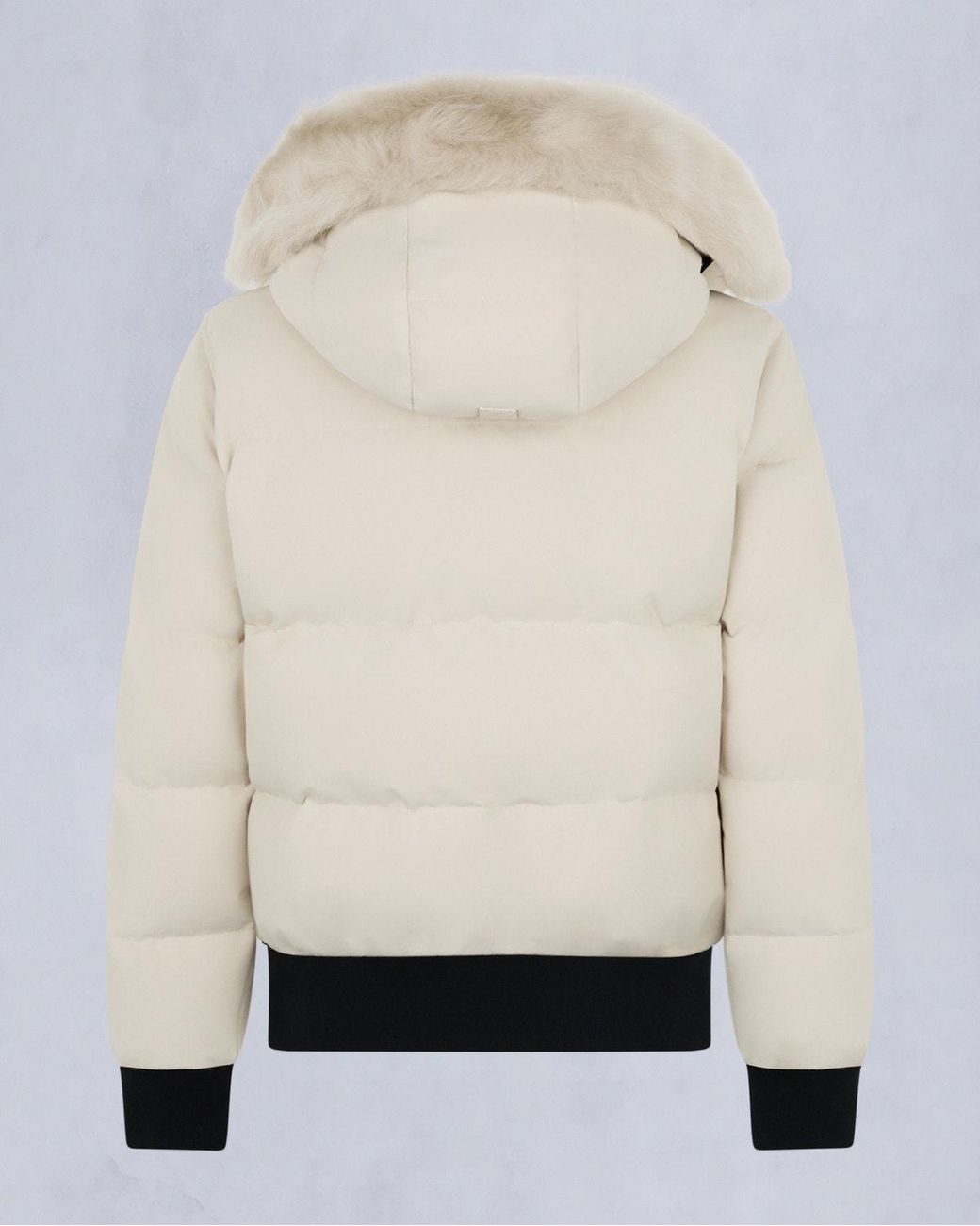 Moose Knuckles Natural Long-Sleeved Cotton-Padded Jacket