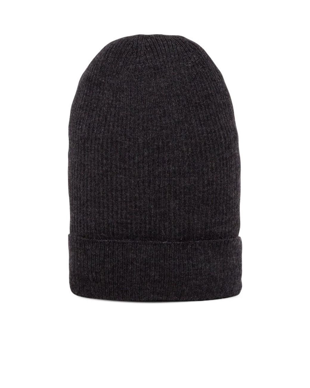 Dolce & Gabbana Black Knitted Hat for men
