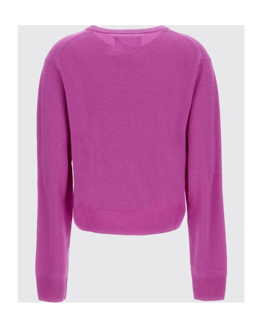 Extreme Cashmere Purple Long-Sleeved Crewneck Jumper