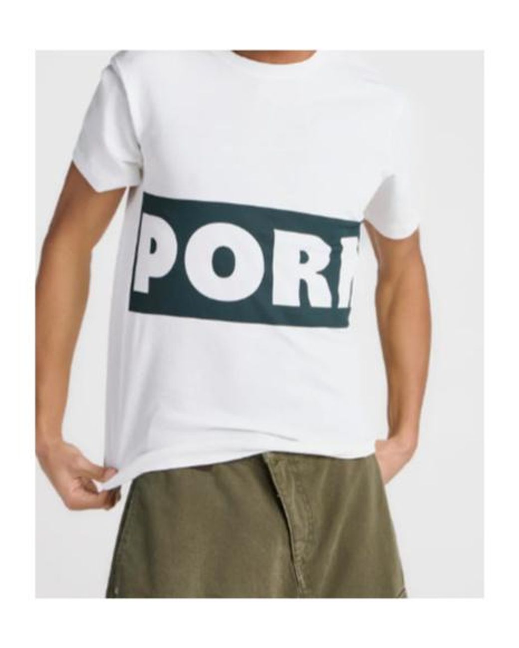 J.W. Anderson White Jw Anderson Slogan Print T-Shirt for men