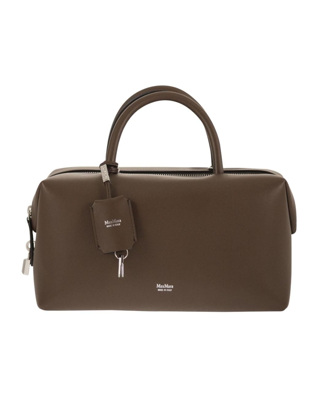 Max Mara Brown Holdallm Medium Satchel Bag