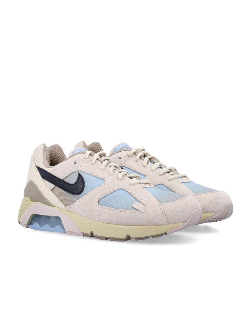 Nike White Air Max 180 Logo Patch Sneakers for men
