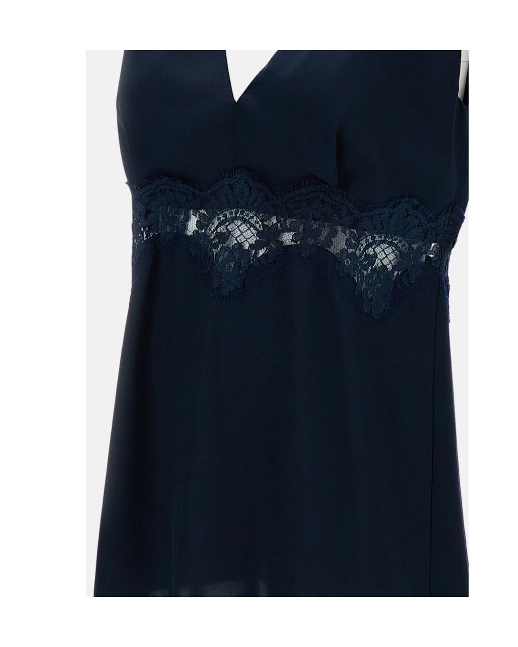 P.A.R.O.S.H. Blue Lace Blouse