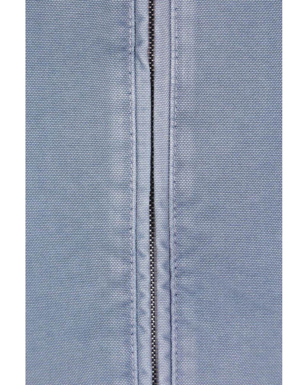Marni Blue Contrast Collar Zip Jacket for men