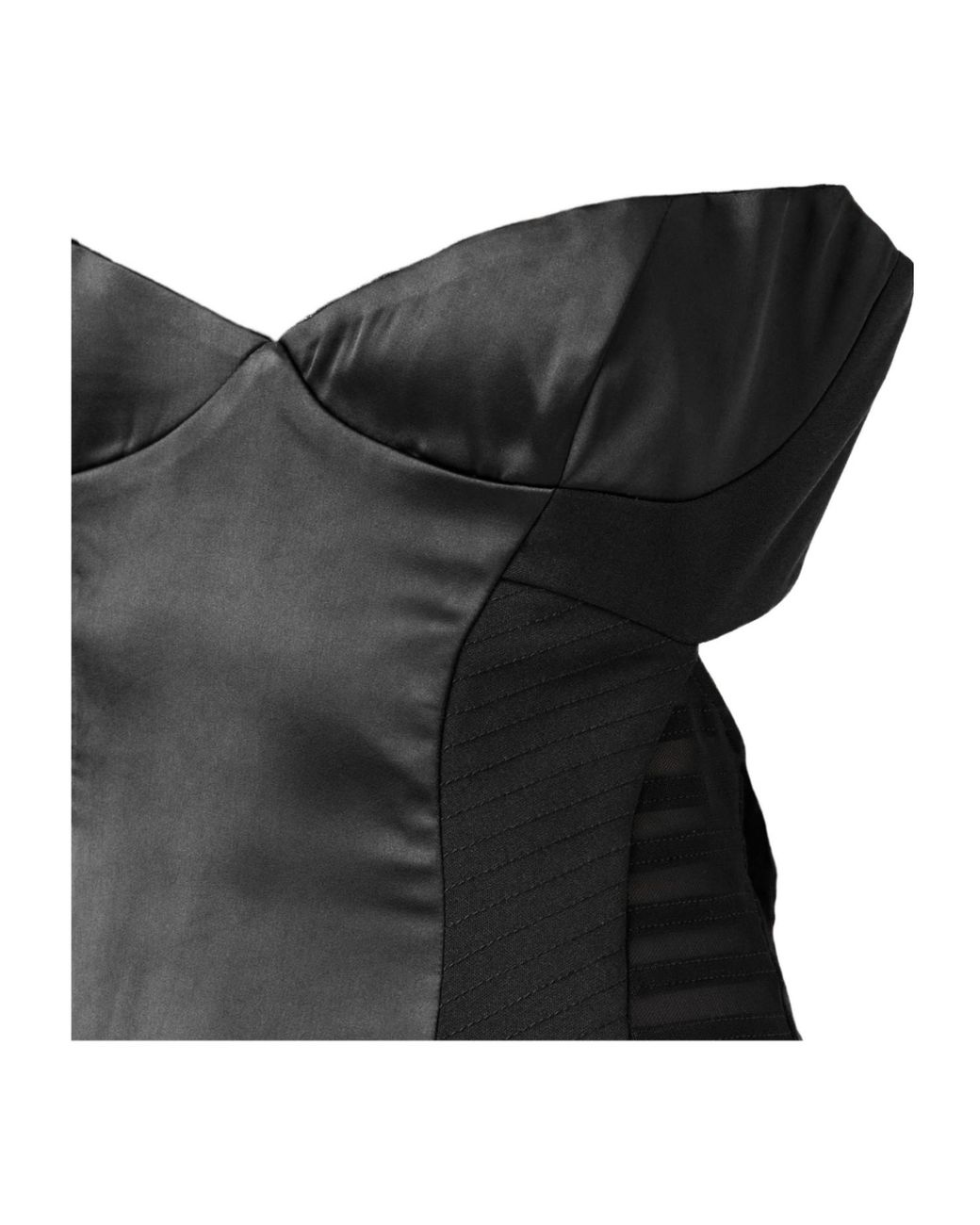 Isabel Marant Black Katana Structured Bodycon Dress